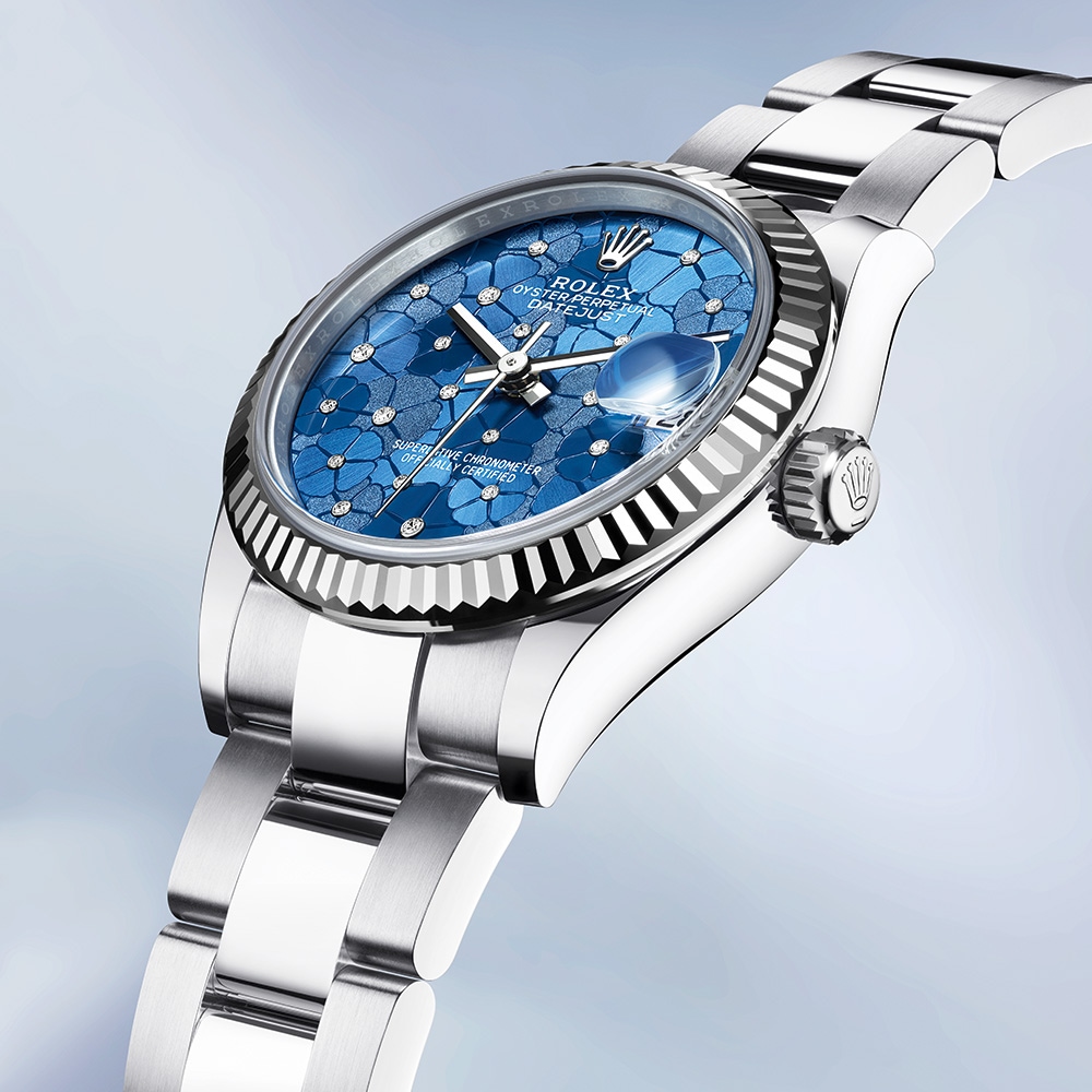 Rolex datejust flower clearance