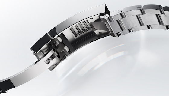 Rolex Glidelock extension system on Oyster bracelet