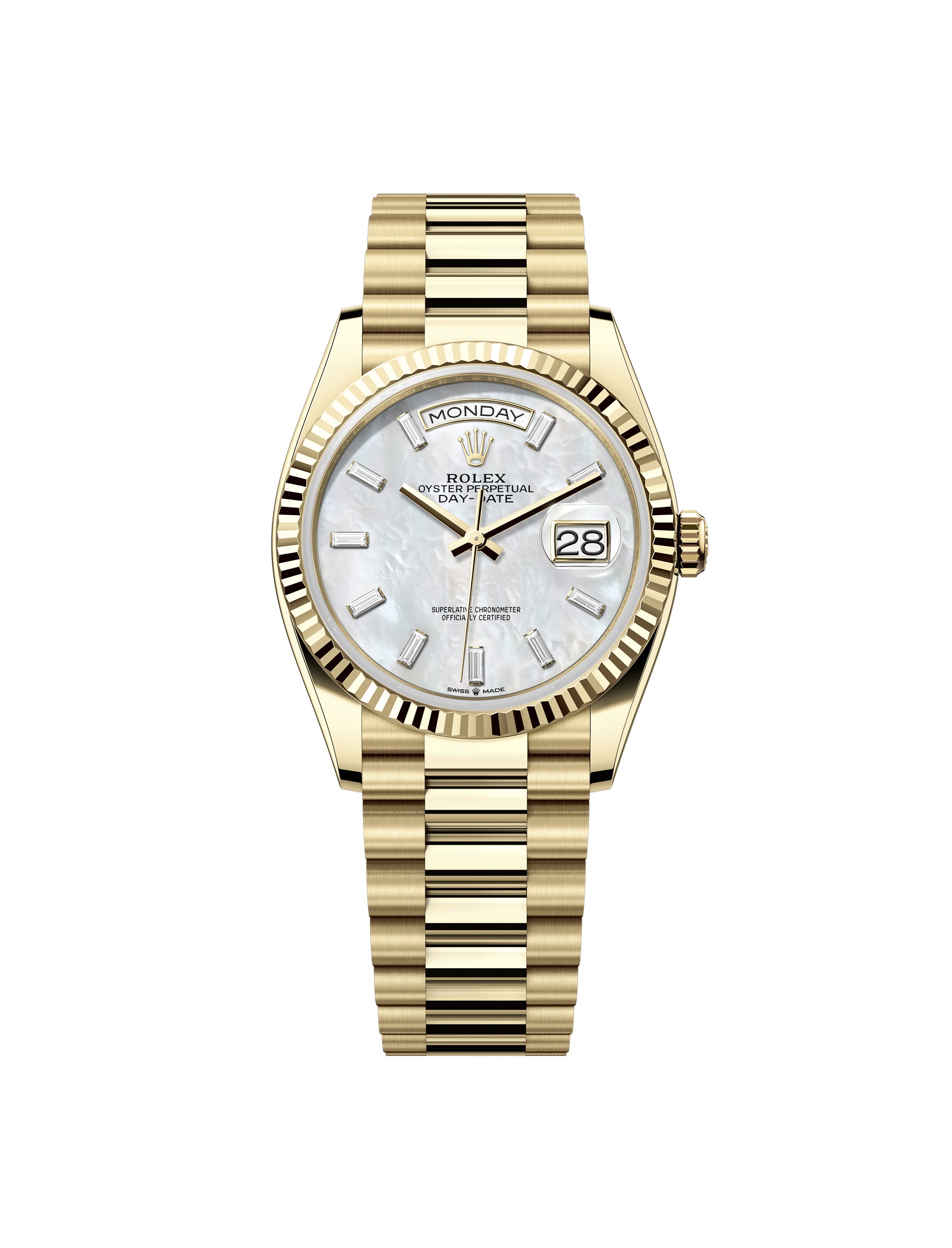 Rolex oyster perpetual day date superlative chronometer officially certified swiss made top