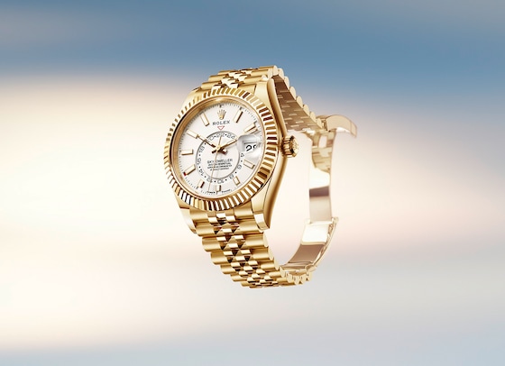 Oyster Perpetual Sky-Dweller，42毫米，黃金