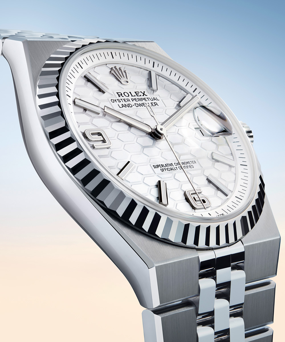 Oyster Perpetual Land‑Dweller 40, Rolesor gris