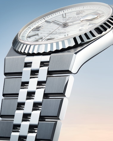 Oyster Perpetual Land-Dweller 40, white Rolesor