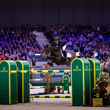 WINNER OF THE ROLEX IJRC TOP 10 FINAL AT THE CHI GENEVA 2019 ROLEX TESTIMONEE KENT FARRINGTON RIDING AUSTRIA 2