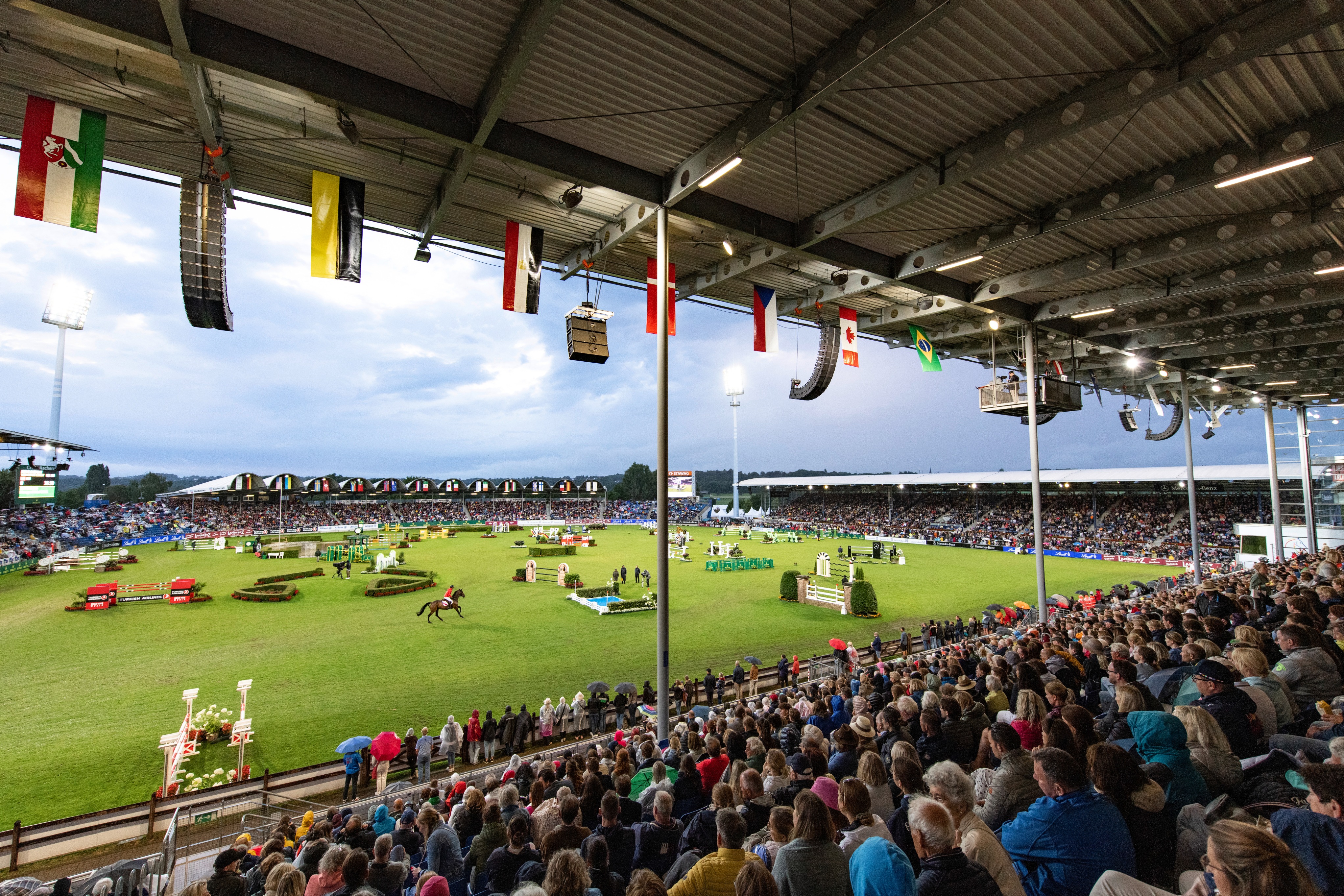THE MAIN ARENA AT CHIO AACHEN