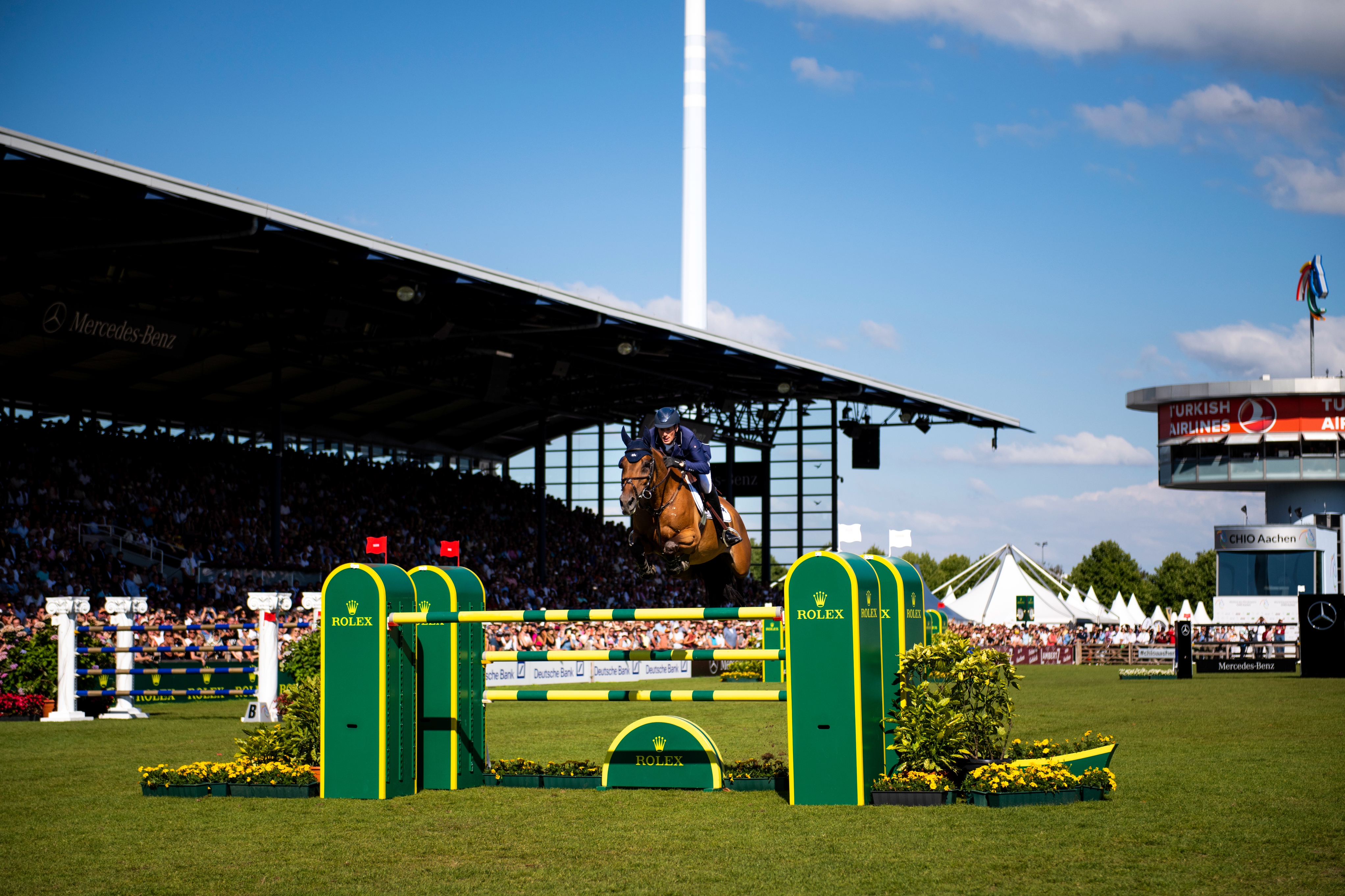 ROLEX TESTIMONEE DANIEL DEUSSER RIDING KILLER QUEEN VDM IN THE ROLEX GRAND PRIX AT CHIO AACHEN 2022