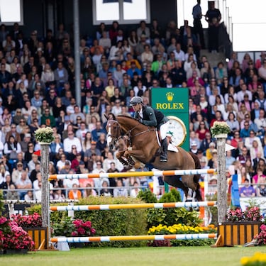 ROLEX TESTIMONEE RODRIGO PESSOA RIDING MAJOR TOM AT THE CHIO AACHEN 2023