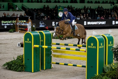 ROLEX TESTIMONEE DANIEL DEUSSER RIDING SCUDERIA 1918 TOBAGO Z IN THE ROLEX GRAND PRIX AT THE DUTCH MASTERS 2023