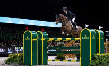 ROLEX TESTIMONEE SCOTT BRASH RIDING HELLO JEFFERSON IN THE ROLEX GRAND PRIX AT THE DUTCH MASTERS 2023