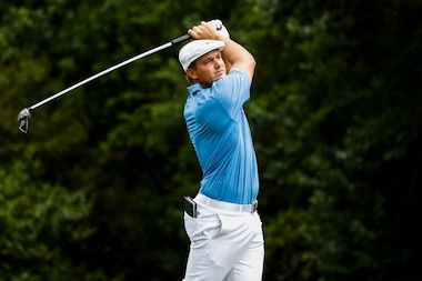 ROLEX TESTIMONEE BRYSON DECHAMBEAU DURING THE SECOND ROUND AT THE 85TH MASTERS