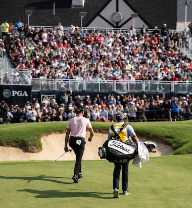 ROLEX TESTIMONEE JUSTIN THOMAS WALKING TO THE NO. 18 GREEN ON HIS WAY TO VICTORY AT THE 104TH PGA CHAMPIONSHIP