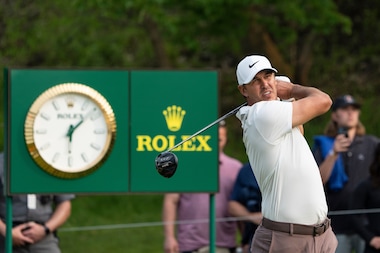 ROLEX TESTIMONEE BROOKS KOEPKA PLAYS A SHOT DURING THE FINAL ROUND OF THE 105TH PGA CHAMPIONSHIP