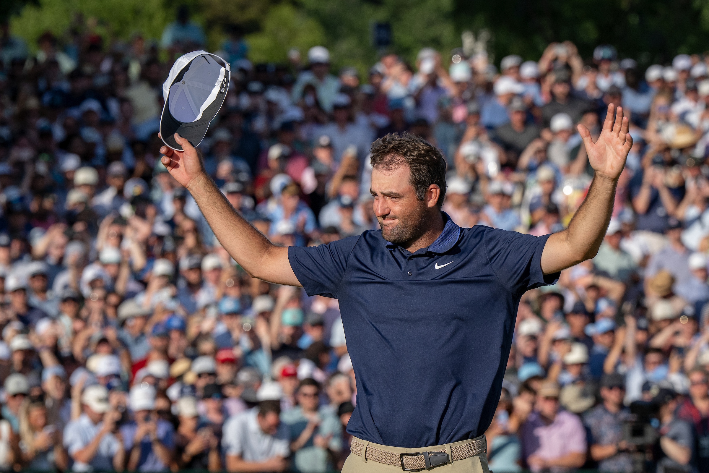 ROLEX TESTIMONEE SCOTTIE SCHEFFLER CELEBRATES WINNING THE 2025 PGA CHAMPIONSHIP