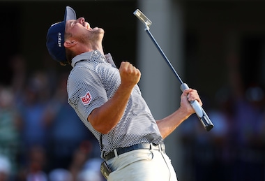 ROLEX TESTIMONEE BRYSON DECHAMBEAU CELEBRATES WINNING THE 2024 U.S. OPEN