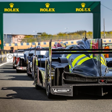 CARS EXIT THE PIT LANE AHEAD OF THE 24 HOURS OF LE MANS 2020