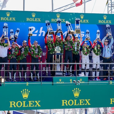 24 HOURS OF LE MANS 2022 PODIUM CELEBRATIONS