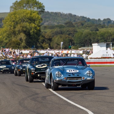 CARS IN ACTION DURING THE RAC TT CELEBRATION IN 2019