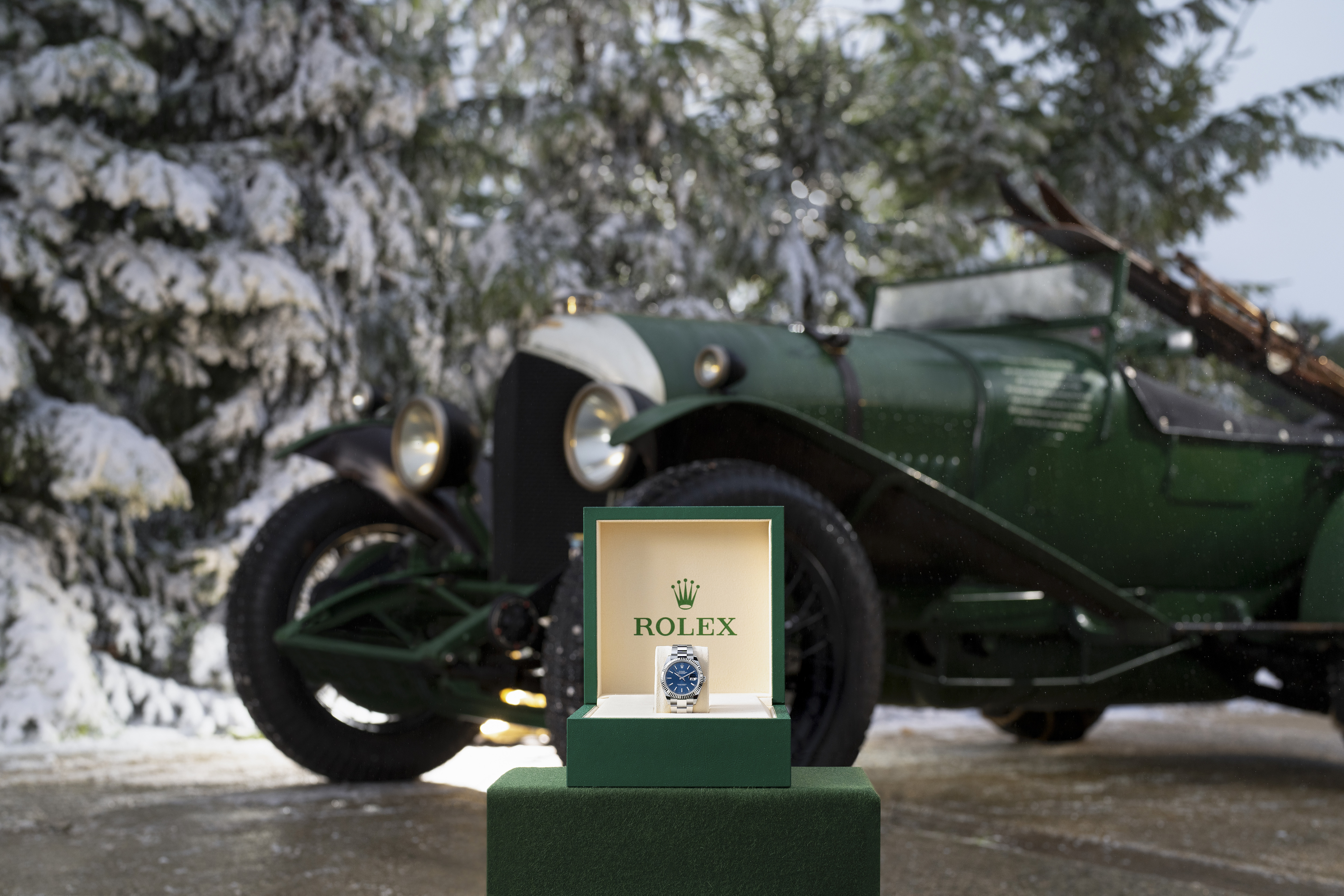 ENGRAVED OYSTER PERPETUAL DATEJUST 41 PRESENTED TO THE ROLEX DRIVER OF THE MEETING AT THE 2024 GOODWOOD REVIVAL
