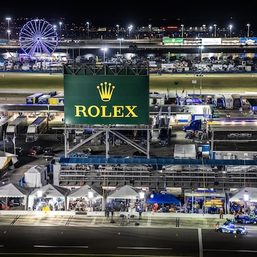 NIGHT ATMOSPHERE AT THE 2021 ROLEX 24 AT DAYTONA