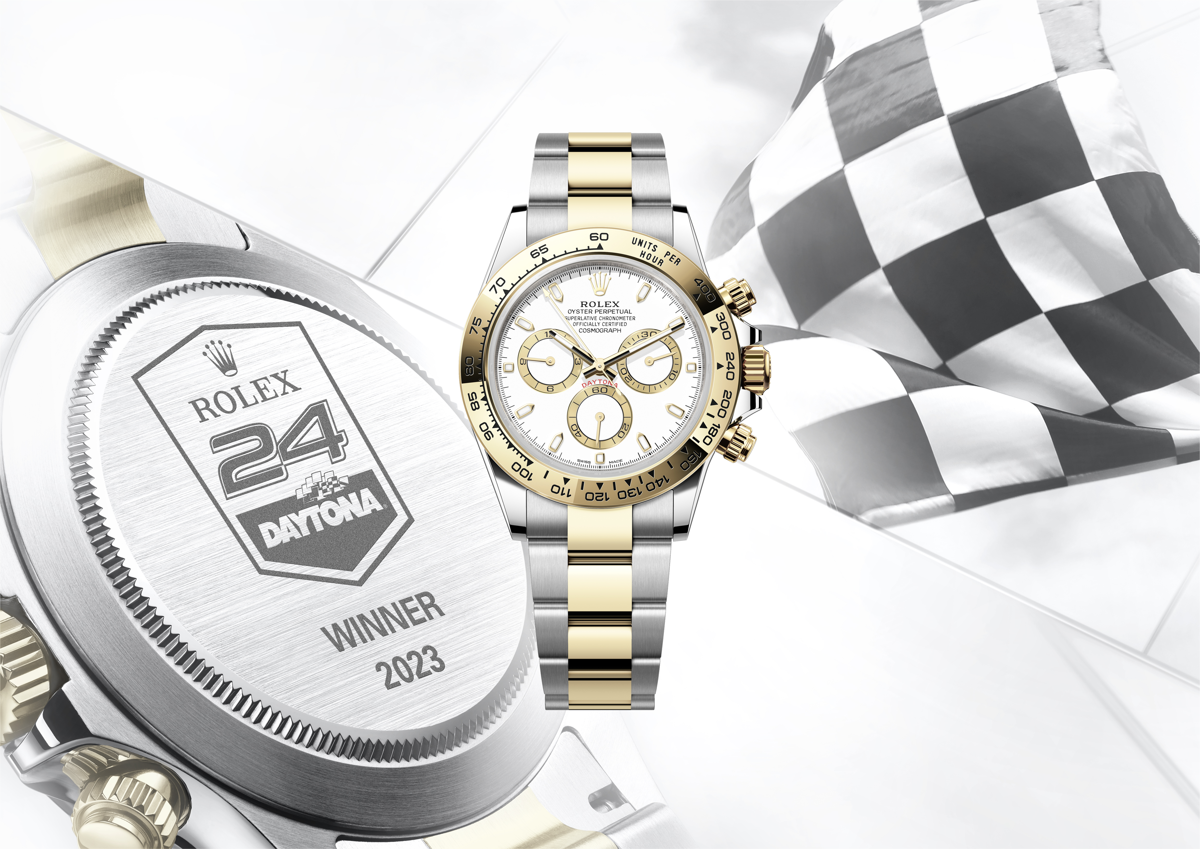ENGRAVED OYSTER PERPETUAL COSMOGRAPH DAYTONA PRESENTED TO THE WINNER OF THE 2023 ROLEX 24 AT DAYTONA 