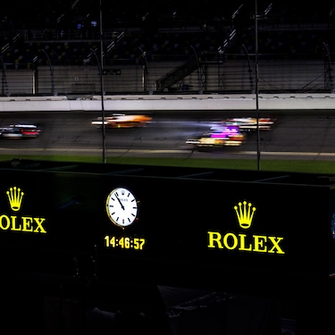 THE ROLEX COUNTDOWN CLOCK DURING THE 2024 ROLEX 24 AT DAYTONA