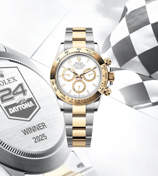 ENGRAVED OYSTER PERPETUAL COSMOGRAPH DAYTONA PRESENTED TO THE WINNER OF THE 2025 ROLEX 24 AT DAYTONA