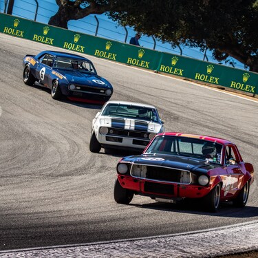 FORD MUSTANG RACING ACTION DURING THE 2019 ROLEX MONTEREY MOTORSPORTS REUNION