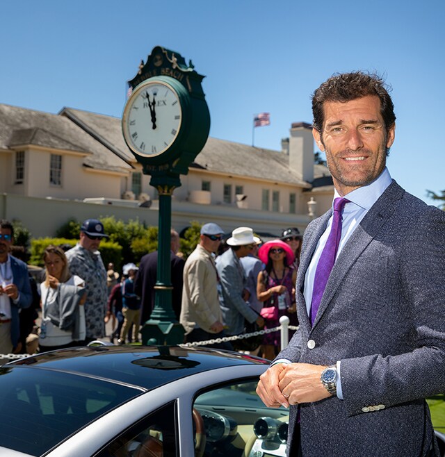 ROLEX TESTIMONEE MARK WEBBER AT THE 2019 PEBBLE BEACH CONCOURS D’ELEGANCE®