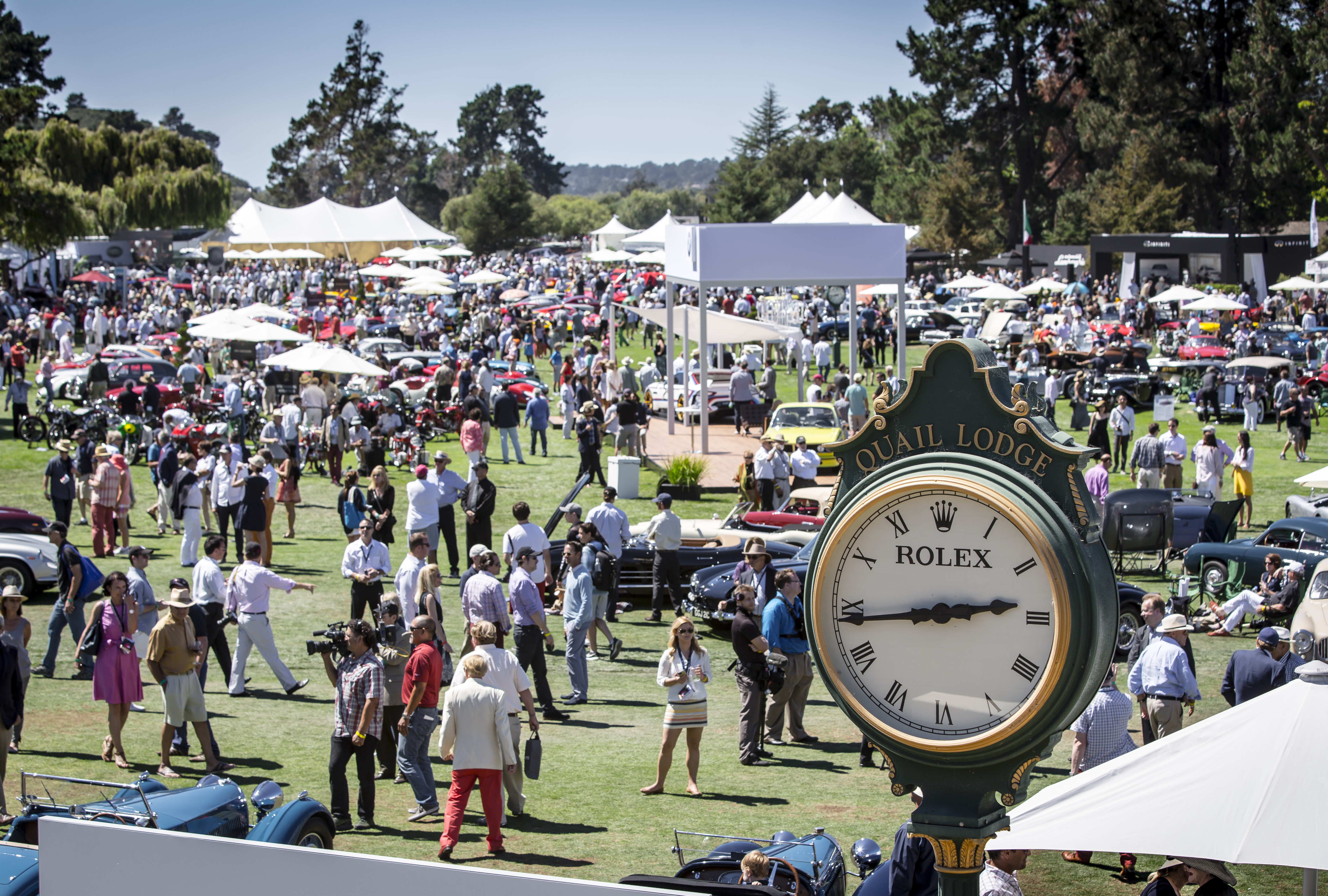 ATMOSPHERE DURING THE QUAIL, A MOTORSPORTS GATHERING