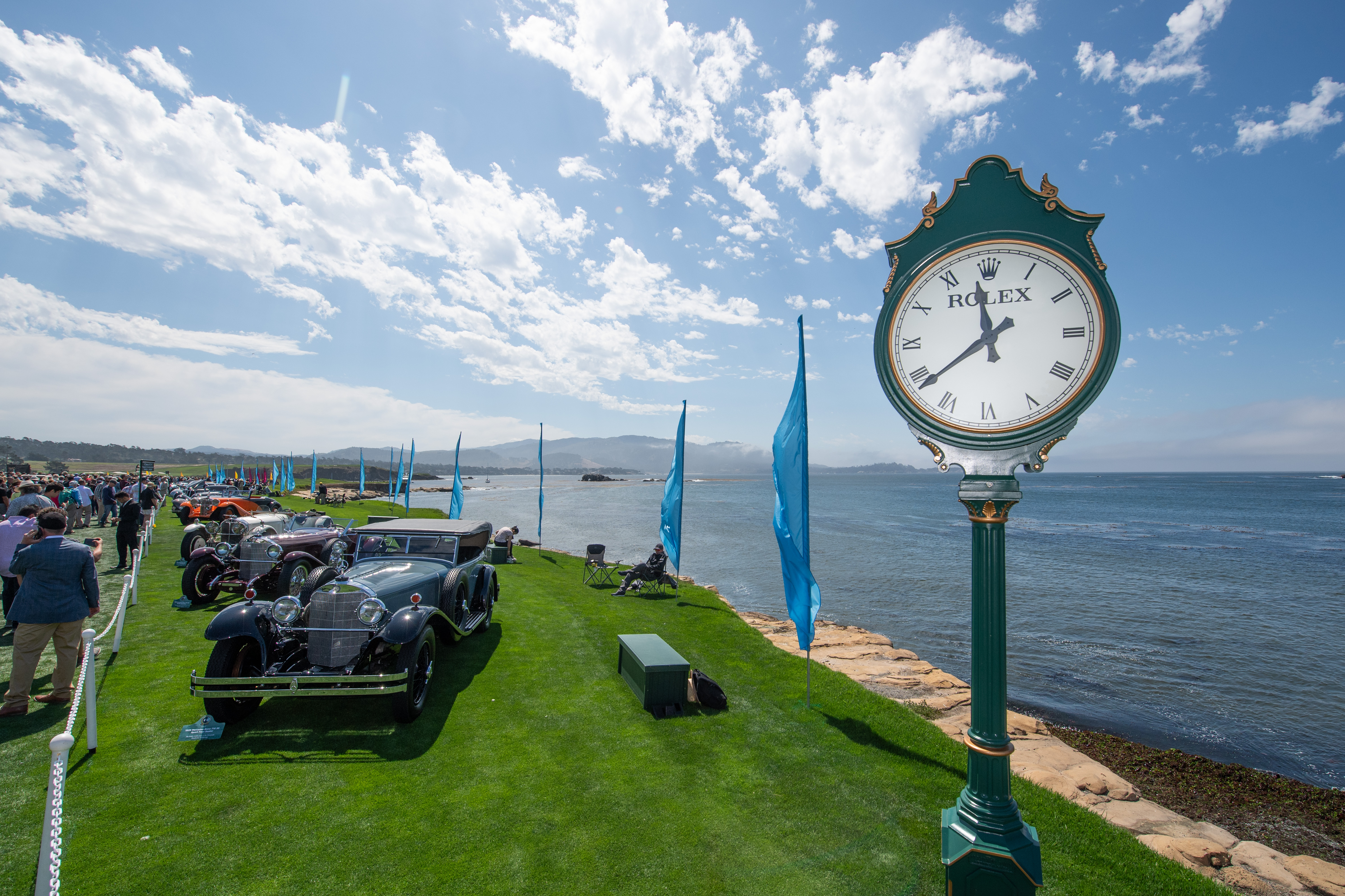VINTAGE AUTOMOBILES ON DISPLAY AT THE PEBBLE BEACH GOLF LINKS®