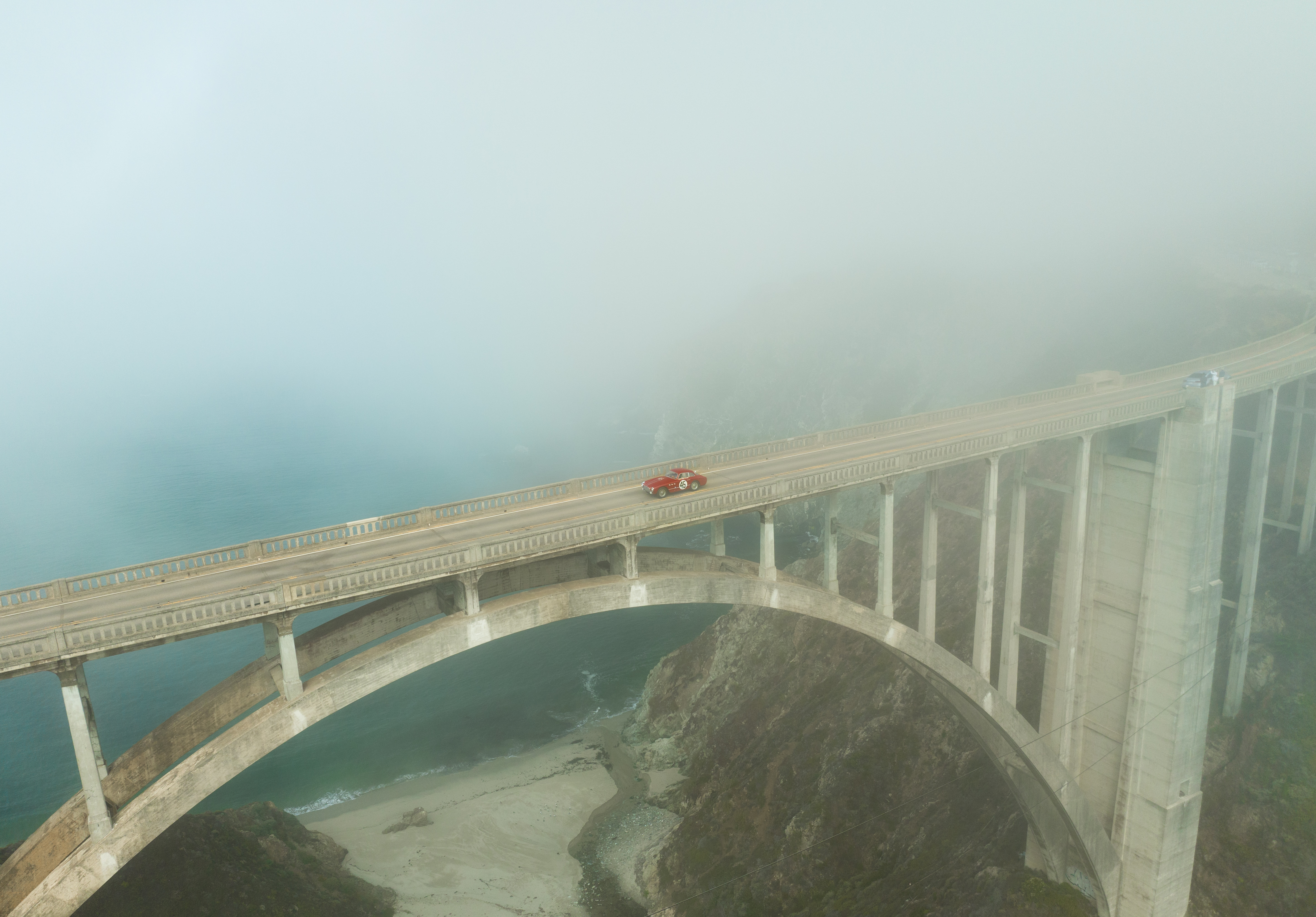 A MISTY MORNING DURING THE PEBBLE BEACH TOUR D’ELEGANCE® PRESENTED BY ROLEX