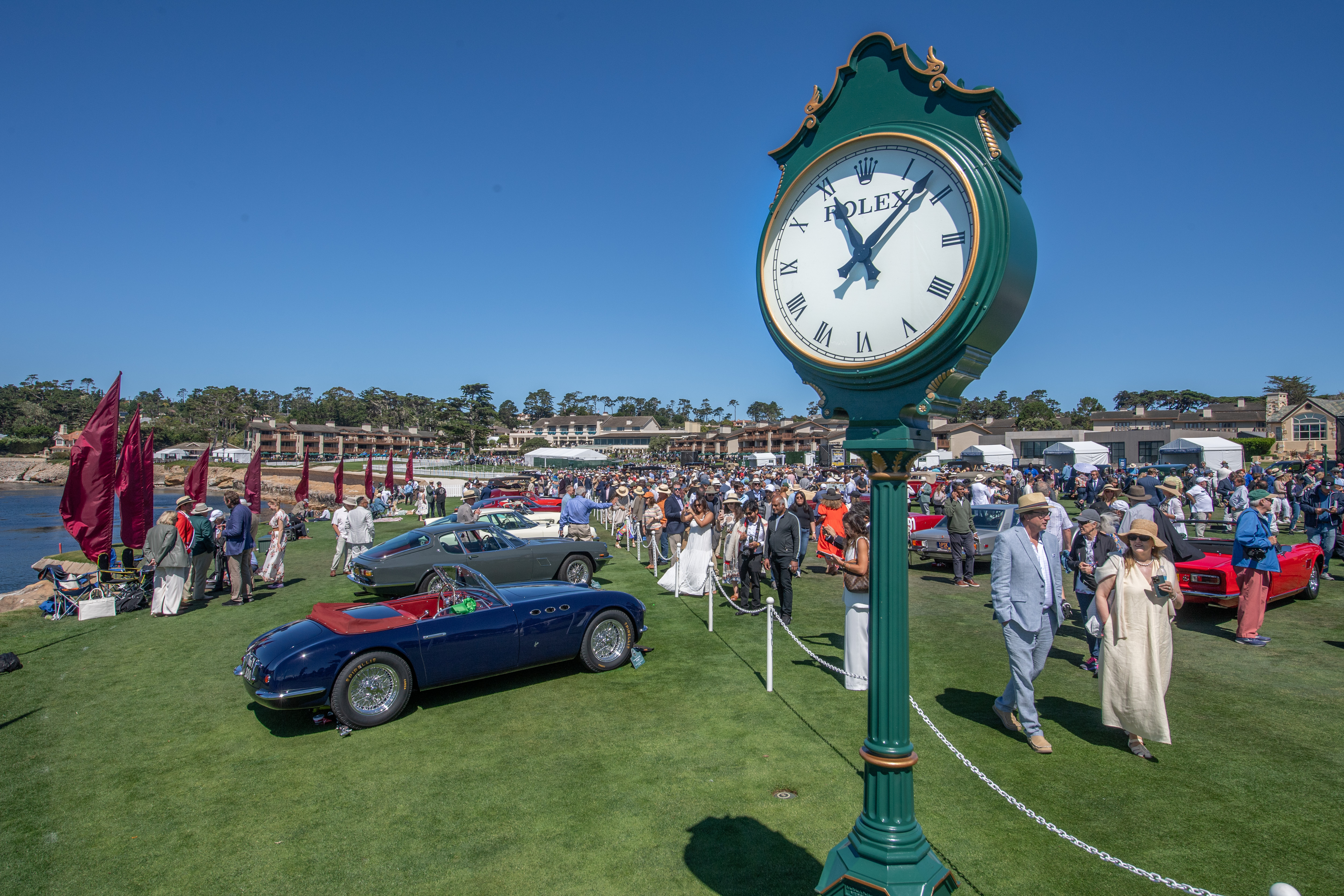 ROLEX CLOCK AT THE PEBBLE BEACH CONCOURS D’ELEGANCE®