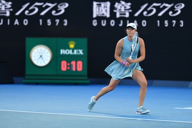 ROLEX TESTIMONEE IGA SWIATEK DURING THE AUSTRALIAN OPEN 2021