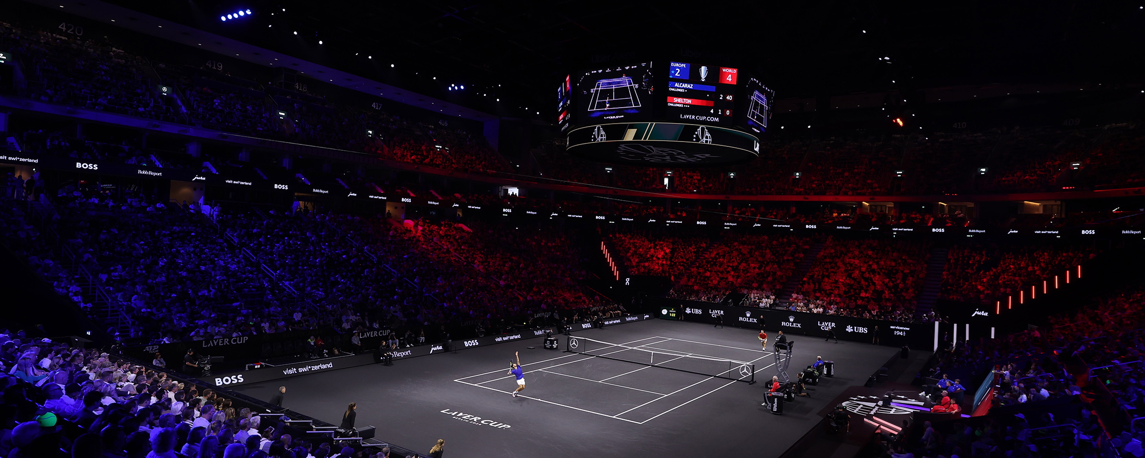 ATMOSPHERE AT THE 2024 LAVER CUP