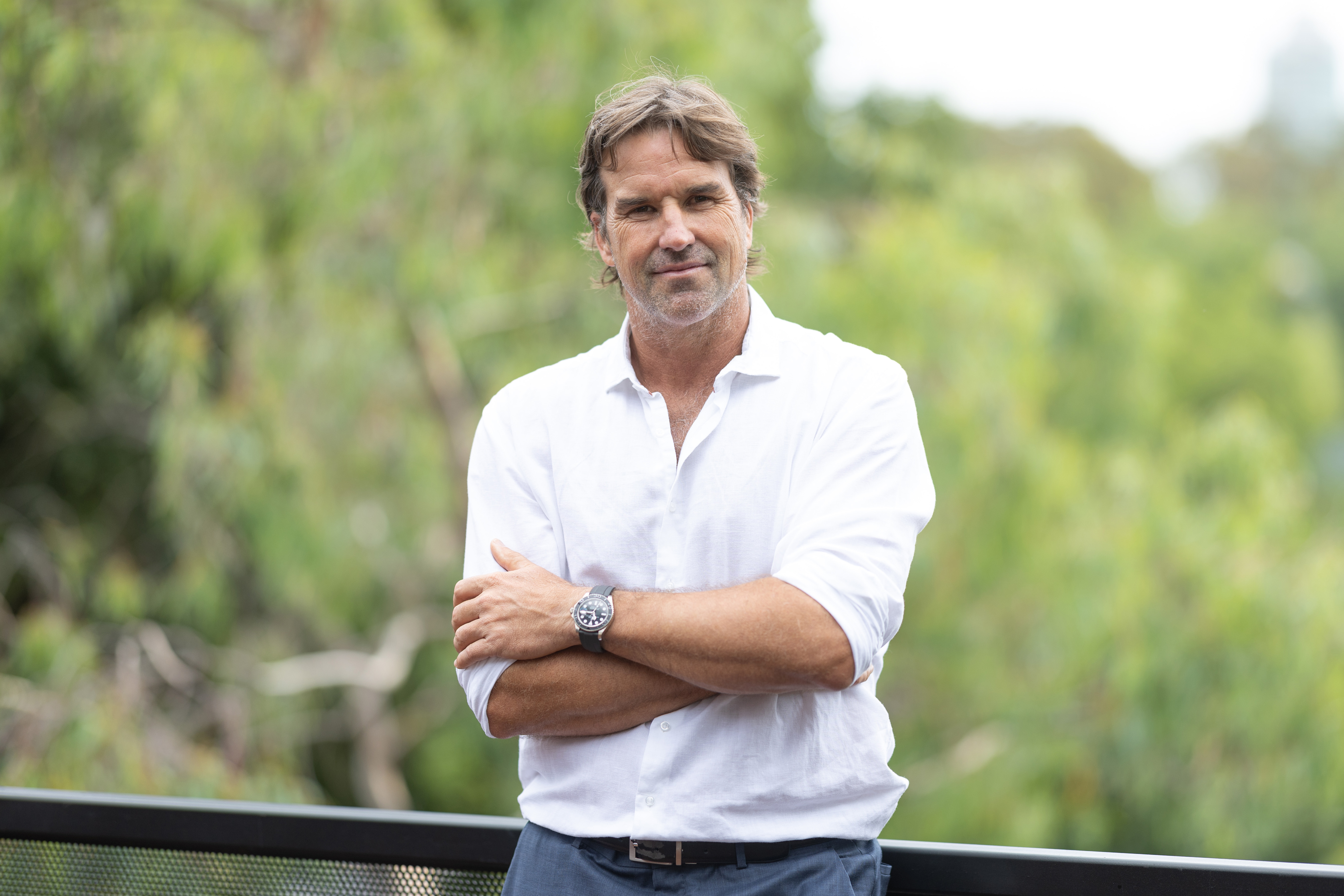 PAT RAFTER, A ROLEX TESTIMONEE AND VICE CAPTAIN OF TEAM WORLD