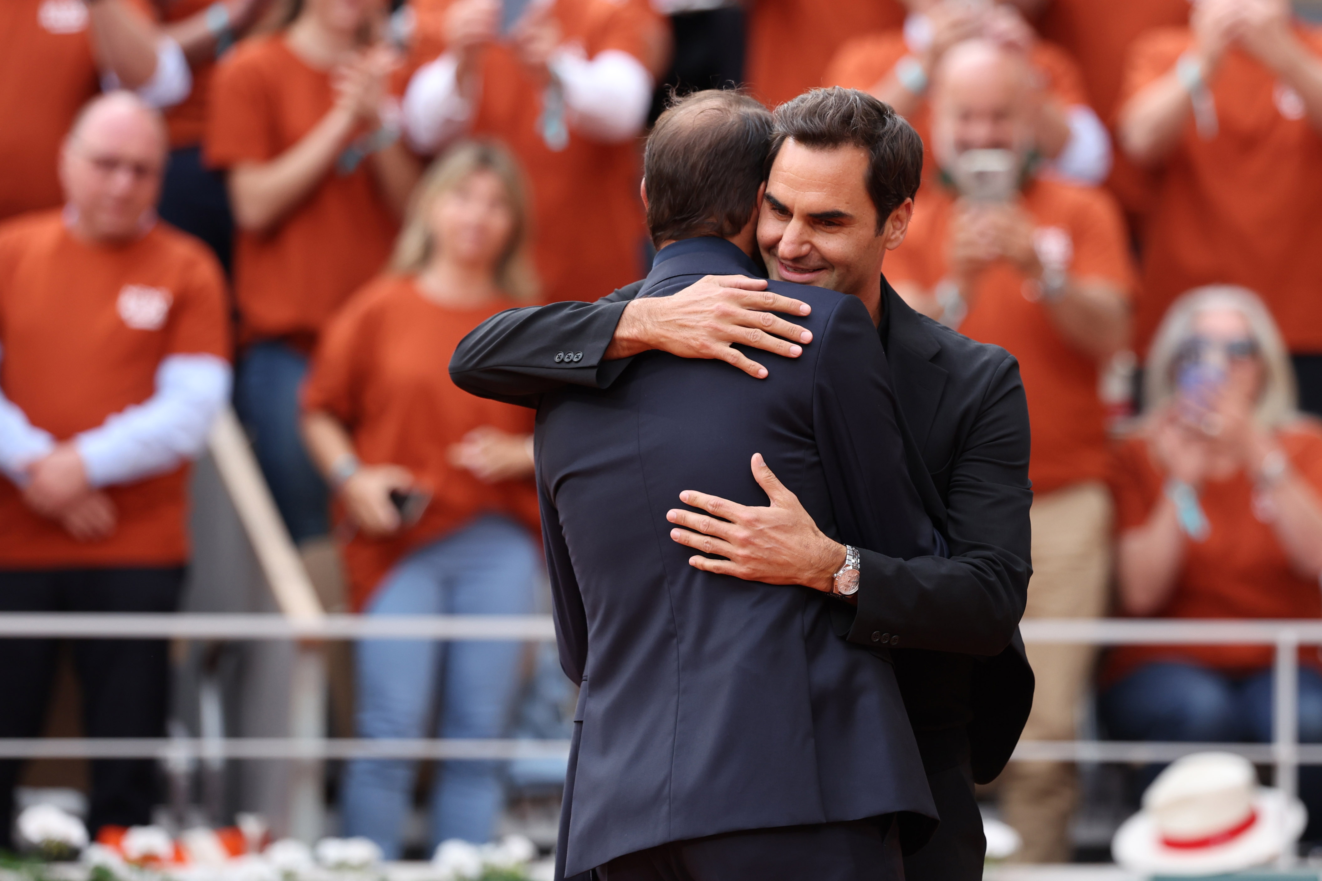 ROLEX TESTIMONEE ROGER FEDERER ON COURT PHILIPPE-CHATRIER