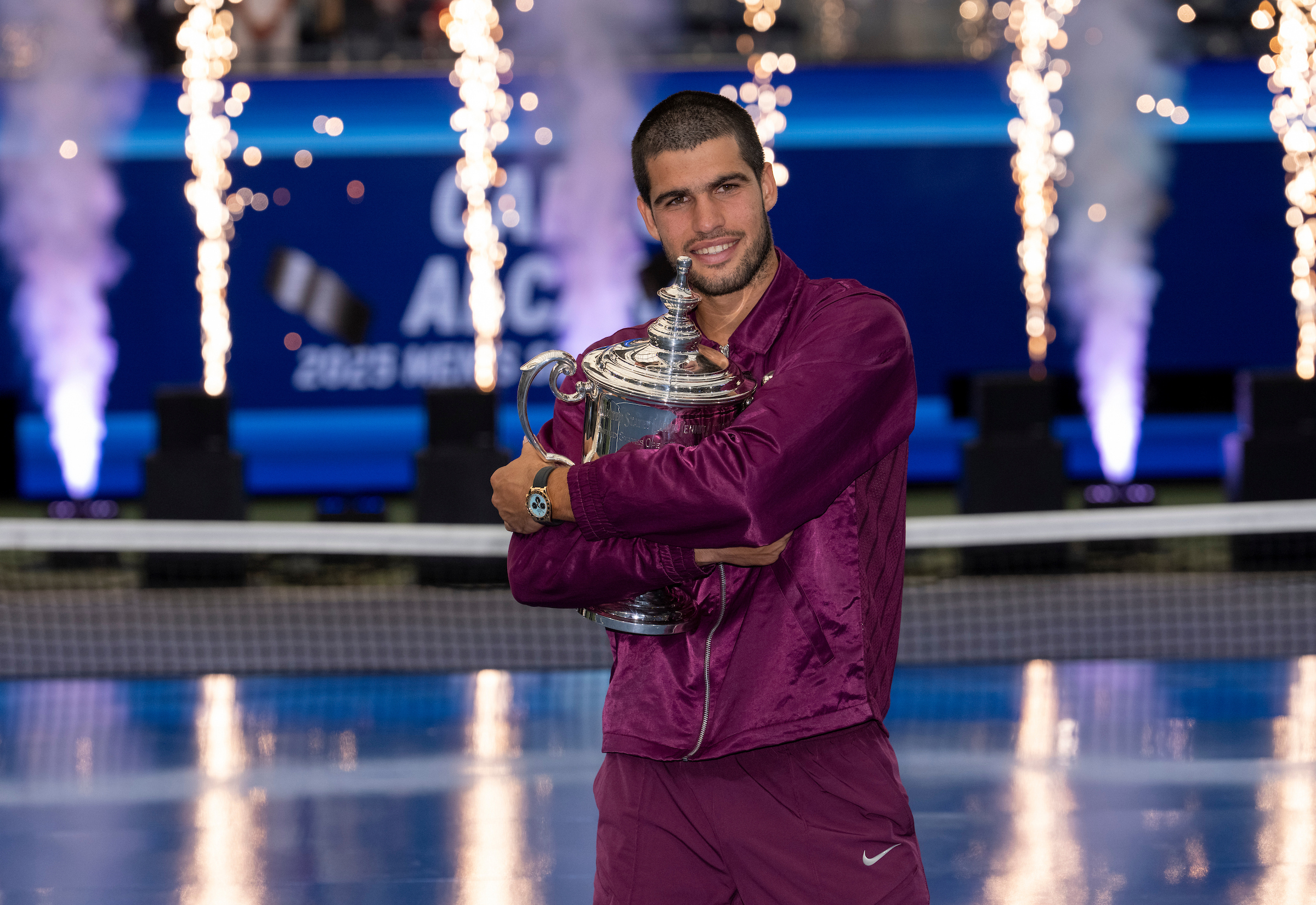 ROLEX TESTIMONEE AND SIX-TIME GRAND SLAM® CHAMPION CARLOS ALCARAZ LIFTS THE US OPEN MEN’S SINGLES TROPHY IN 2025