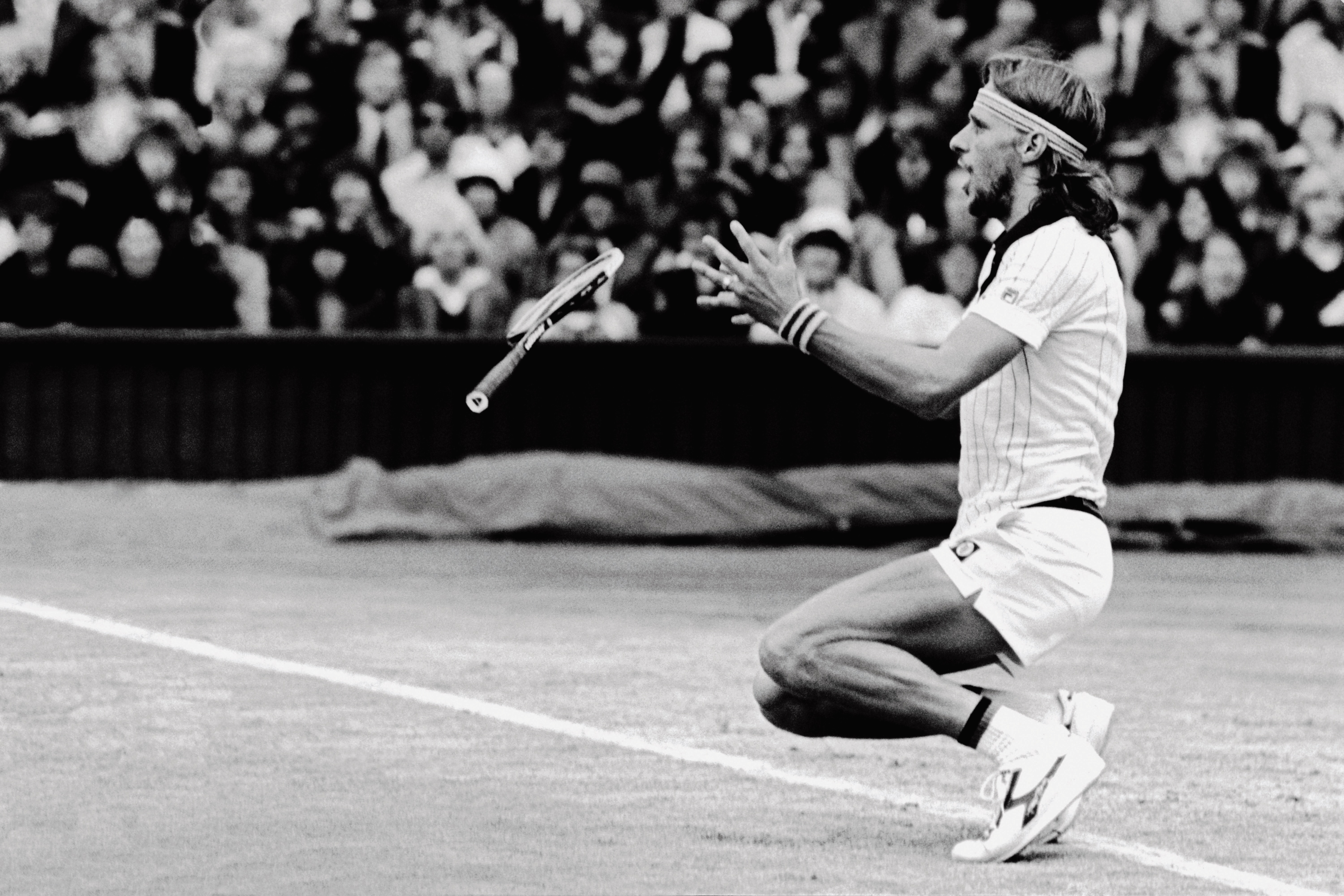 ROLEX TESTIMONEE BJÖRN BORG CELEBRATES WINNING HIS THIRD CONSECUTIVE WIMBLEDON GENTLEMEN’S SINGLES TITLE IN 1978